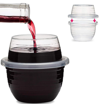Reusable Wine Tumblers (4-Pack)