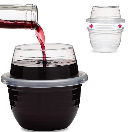Reusable Wine Tumblers (4-Pack)